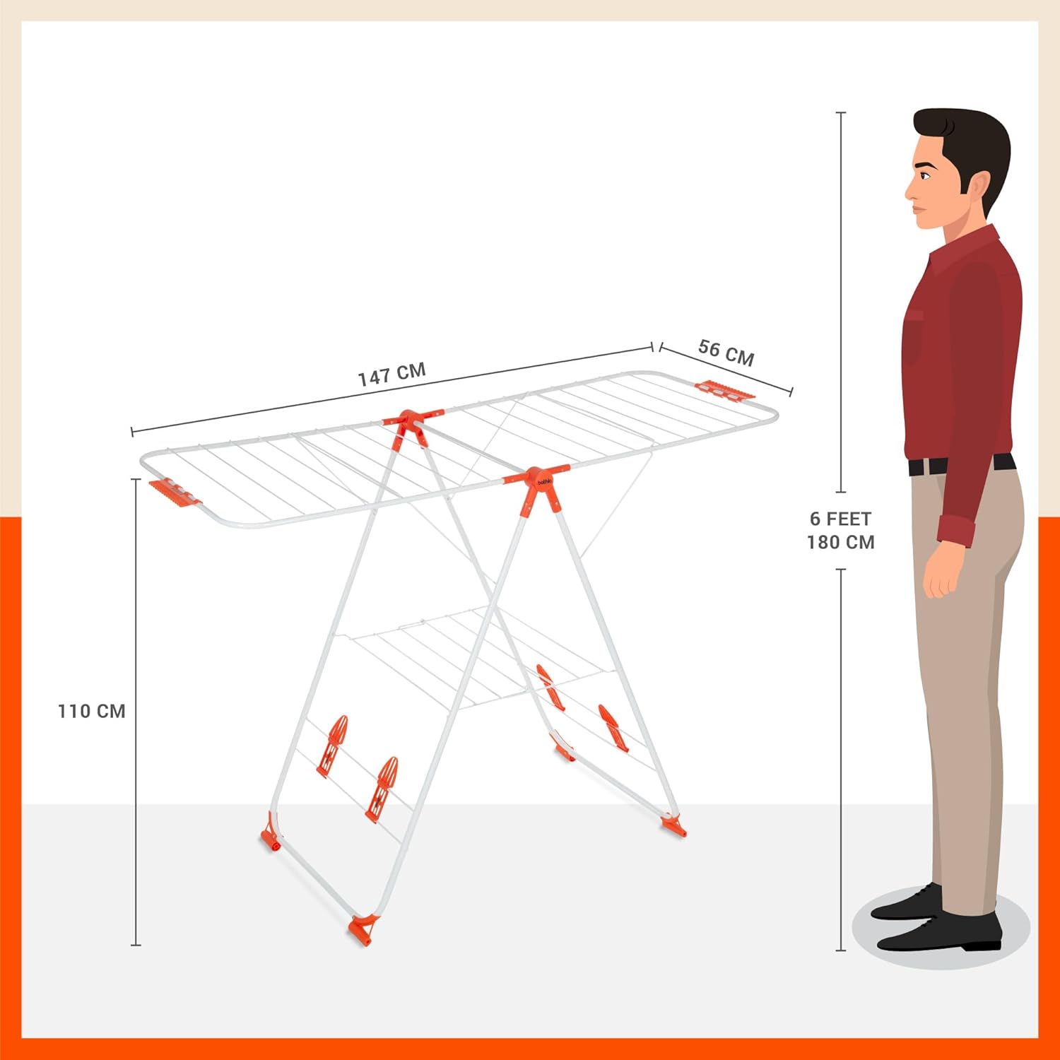 Clothes Drying Foldable Stand - Gizmeleon