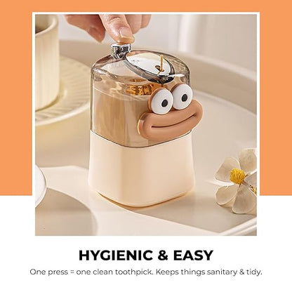Cartoon Shape Automatic Toothpick Dispenser - Gizmeleon